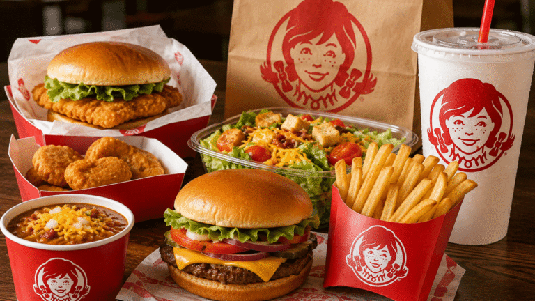 Takeout Wendy's Menu with Prices